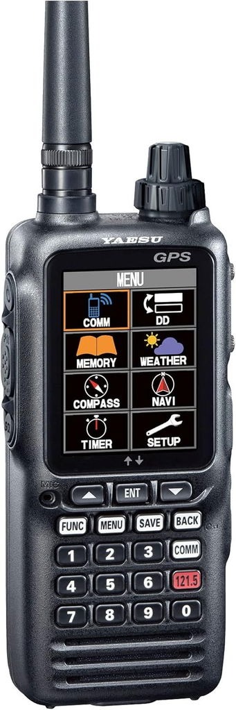 Yaesu FTA-850L Color Bluetooth NAV/COM Aviation Transceiver 
