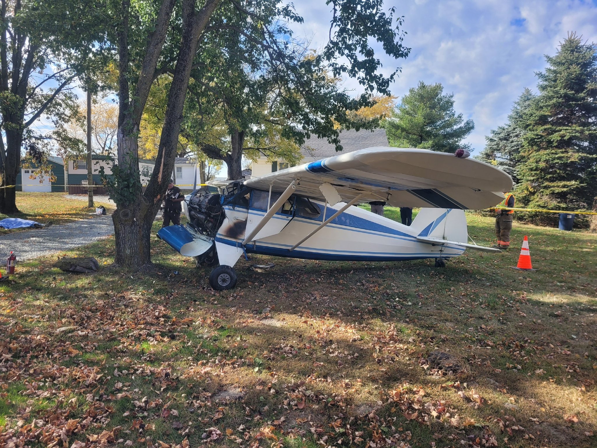 Indiana plane crash Funk B85C