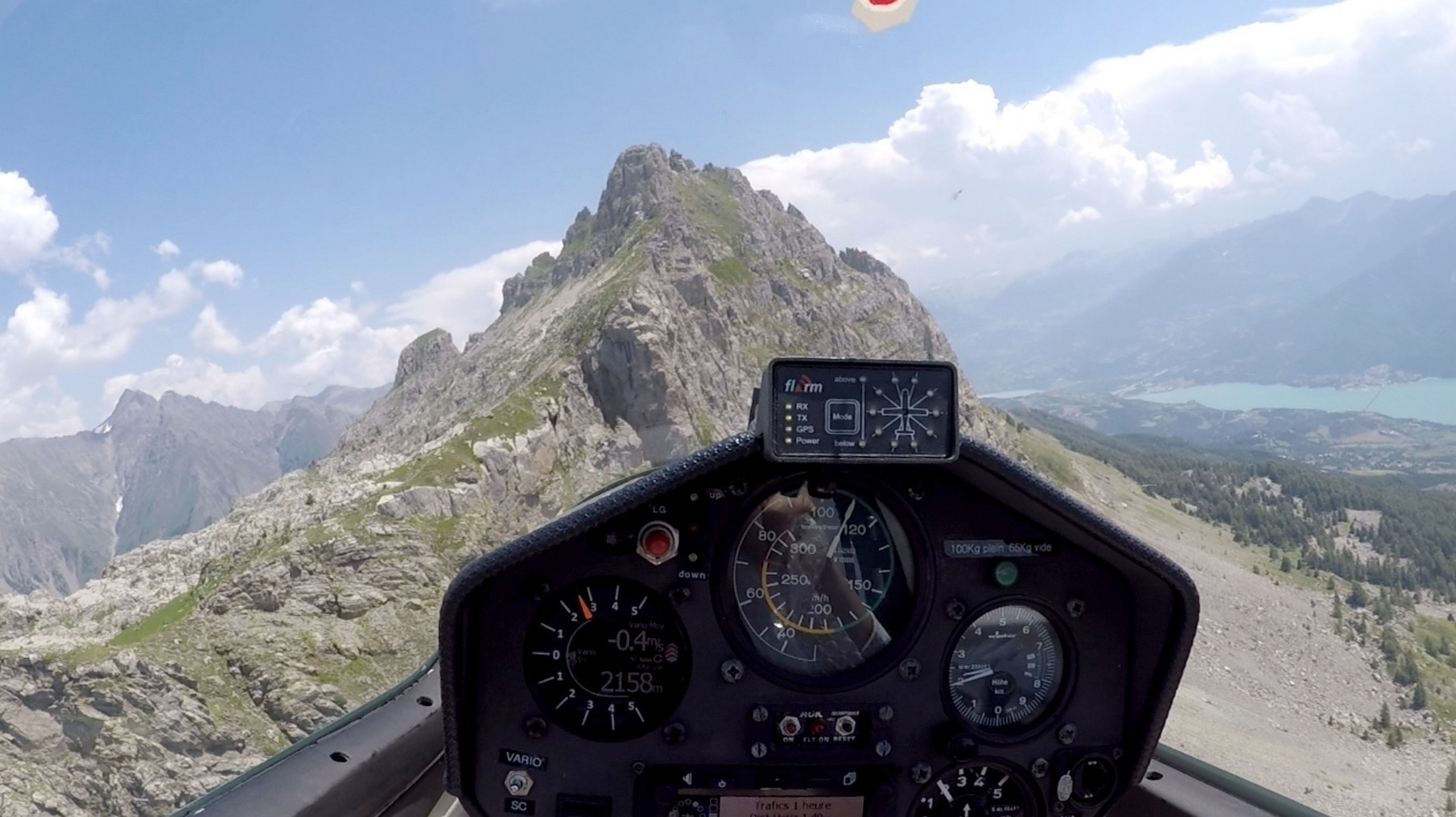 Glider in French Alps